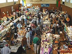 Blick in die Ausstellungshalle